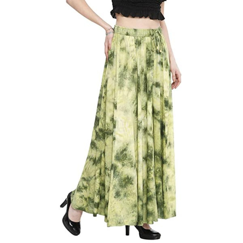 Women's Regular Fit Rayon Palazzo